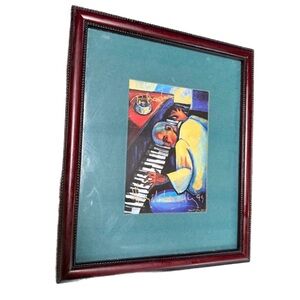 Margaret Slade Kelley "Playing for Tips" New Orleans Print. 9" x 11" Signed